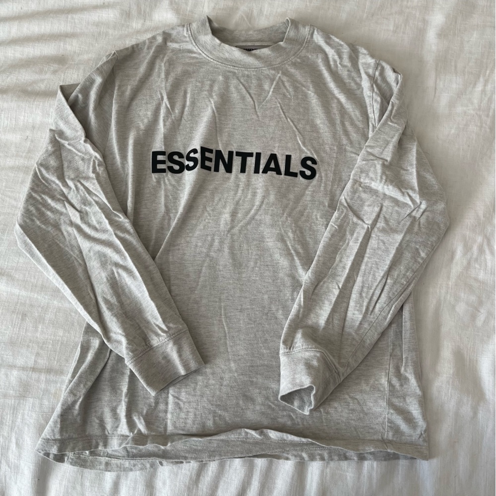 Essentials Fear of God Oatmeal Long Sleeve